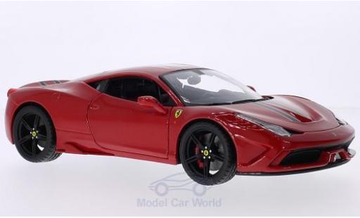 Diecast model cars Ferrari 458 Speciale red/Dekor 1/43 Burago