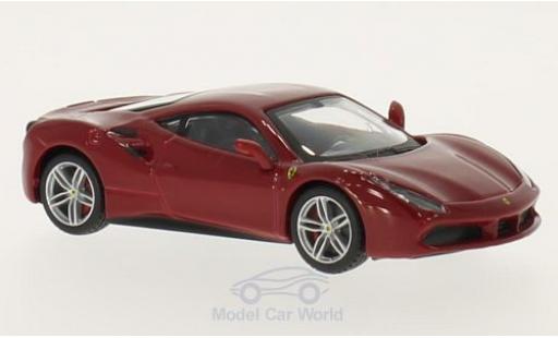 Diecast model cars Ferrari 488 GTB red 1/24 Burago
