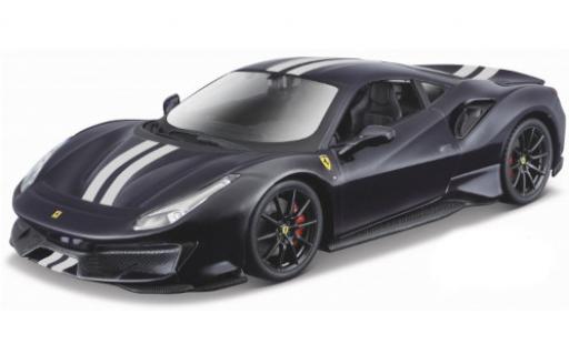 Diecast model cars Ferrari 488 Pista blue/grey 2018 1/24 Burago