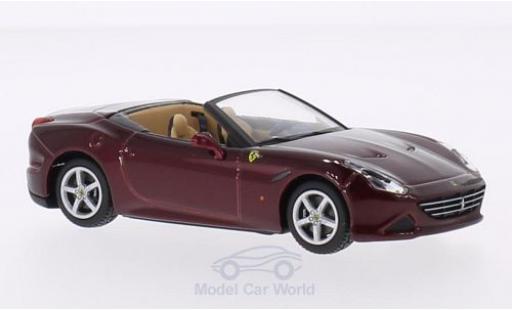 Diecast model cars Ferrari California Cabriolet T metallic red roof ge&Atilde;&para;ffnet 1/43 Burago