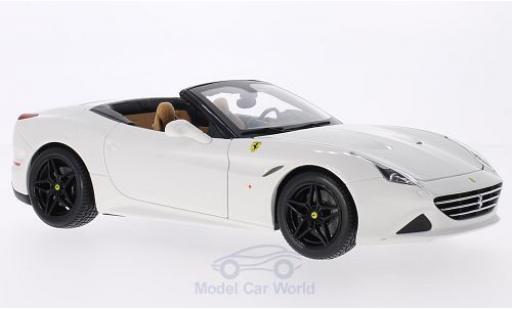 Diecast model cars Ferrari California Cabriolet T white 1/18 Burago