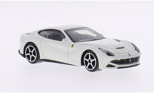Diecast model cars Ferrari F12 Berlinetta 2 Saloon white 2013 1/64 Burago