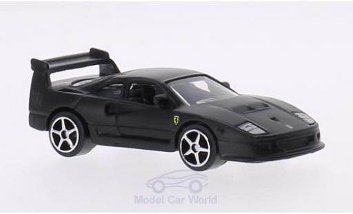 Diecast model cars Ferrari F40 Competizione matt-black 1/64 Burago