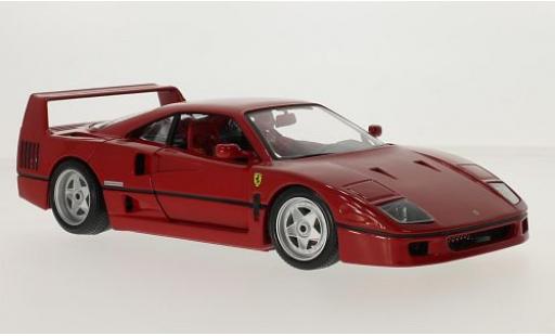 Diecast model cars Ferrari F40 Coupe red 1990 1/18 Burago