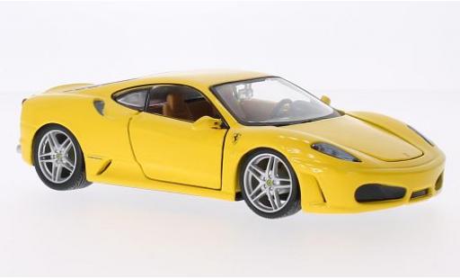 Diecast model cars Ferrari F430 Coupe yellow 1/24 Burago