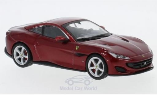 Diecast model cars Ferrari Portofino Cabriolet Convertible Signature red 1/43 Burago