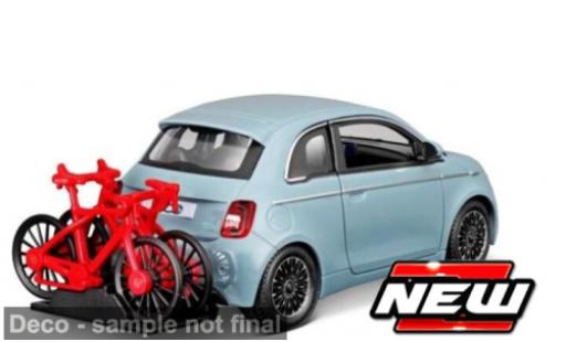 Diecast model cars Fiat 500 Elettrica Bburago e blue 1/24 Burago