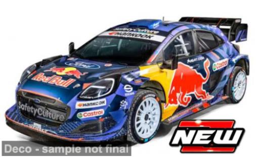 Diecast model cars Ford Fiesta WRC Bburago 2025 M-Sport World Rally Team 1/43 Burago