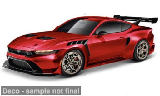 Diecast model cars Ford Mustang GTD Bburago red 2025 1/43 Burago