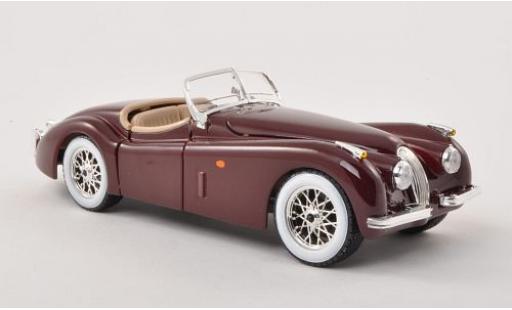 Diecast model cars Jaguar XK 120 Roadster red 1948 1/24 Burago