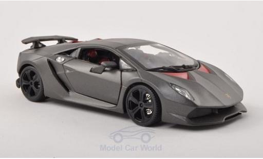 Diecast model cars Lamborghini Sesto Elemento Base matt-grey 1/24 Burago