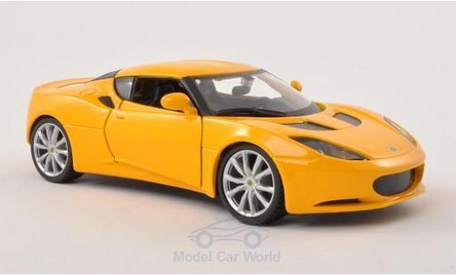 Diecast model cars Lotus Evora S IPS yellow 1/24 Burago