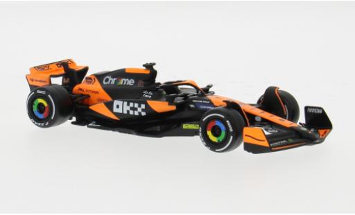 Diecast model cars McLaren F1 Base Bburago MCL38 No.81 Team formula 1 2024 1/43 Burago
