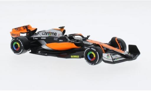 Diecast model cars McLaren F1 MCL60 Bburago No.81 Team formula 1 2023 1/43 Burago