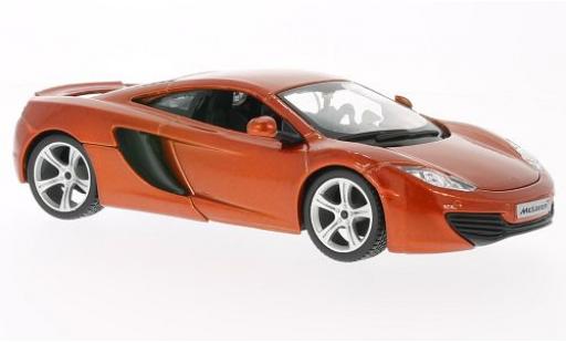 Diecast model cars McLaren MP4-12C Base orange 1/24 Burago