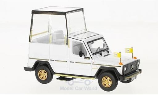 Diecast model cars Mercedes Classe G Utilitaire GE white PAPAMOBILE 2010 1/43 Burago