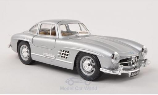Diecast model cars Mercedes 300 Base (W198) grey 1954 1/24 Burago