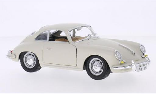 Diecast model cars Porsche 356 B B B white 1961 1/24 Burago