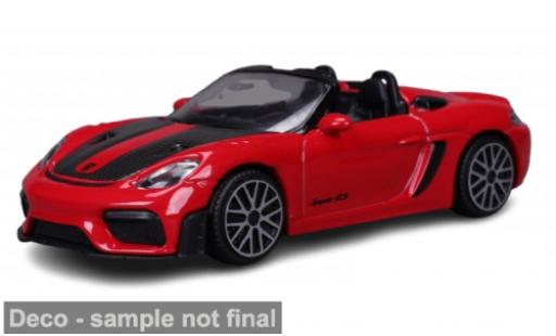 Diecast model cars Porsche 718 Spyder RS Bburago red/black 2024 1/43 Burago
