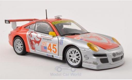 Diecast model cars Porsche 911 GT3 RSR No.45 Flying Lizard Motorsports ALMS 1/24 Burago