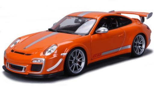 Diecast model cars Porsche 911 GT3 RS 4.0 (/II) orange/grey 2012 1/18 Burago