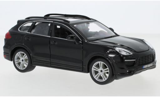 Diecast model cars Porsche Cayenne Turbo (92A) black 1/24 Burago