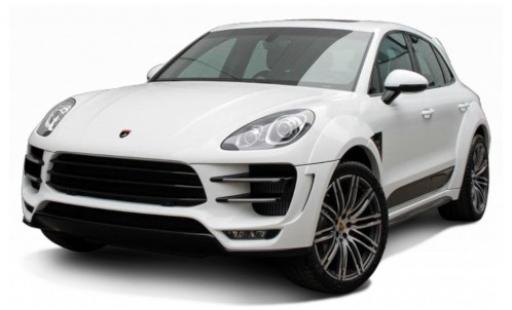 Diecast model cars Porsche Macan Base white 1/24 Burago