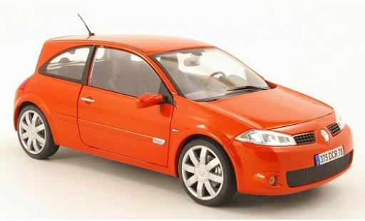 Diecast model cars Renault Megane RS metallic red sans Vitrine 1/18 Burago