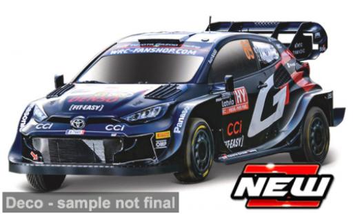 Diecast model cars Toyota Yaris Rally1 Bburago GR Hybrid 2024 Gazoo Racing #69 1/43 Burago