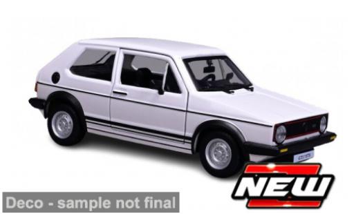 Diecast model cars Volkswagen Golf Base Bburago MK I white 1979 1/24 Burago