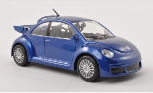 Diecast model cars Volkswagen New Beetle RSI metallic blue 1/24 Burago