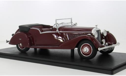Diecast model cars Bentley 4.5 cabriolet 4.25 L Vanden Plas Tourer red 1938 1/18 Cult Scale Models