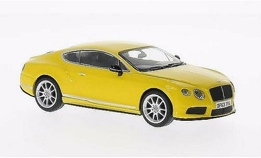 Bentley Continental GT V8 S 1/43 Corgi yellow RHD diecast model cars