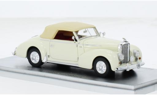 Diecast model cars Bentley Mark 6 berline MKVI Graber white 1/43 Kess