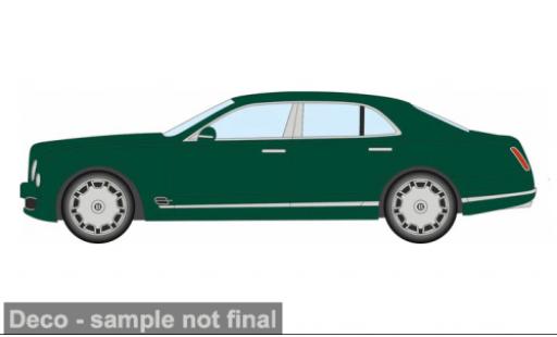 Diecast model cars Bentley Mulsanne berline green 1/76 Oxford
