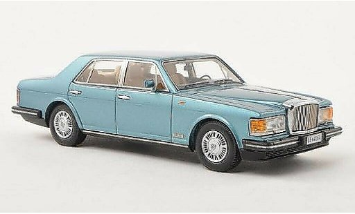 Bentley Mulsanne berline 1/43 Neo blue 1980 diecast model cars