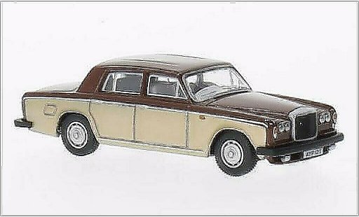 Bentley T2 berline 1/76 Oxford Saloon brown/metallic beige RHD diecast model cars