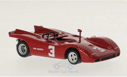 Diecast model cars Fiat Abarth 2000 SP No.3 Fiat Salzburgring 1970 D.Quester 1/43 Best