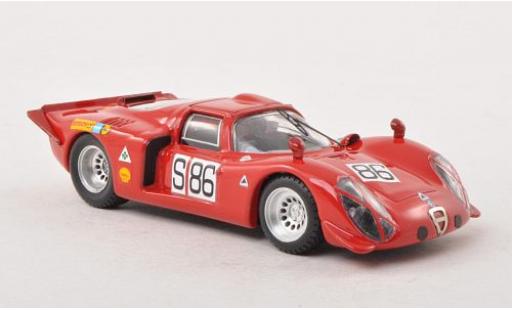 Diecast model cars Alfa Romeo 33.2 coupe No.86 N&Atilde;&frac14;rburgring 1969 1/43 Best