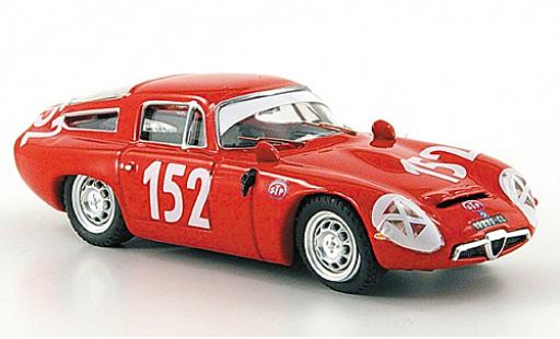 Diecast model cars Alfa Romeo Giulia tz 1 No.152 Targa Florio 1970 1/43 Best