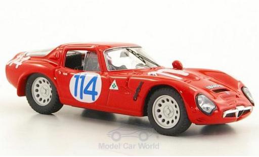 Diecast model cars Alfa Romeo Giulia tz 2 No.114 Targa Florio 1966 1/43 Best