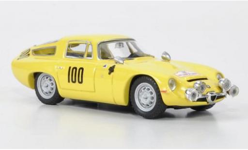 Diecast model cars Alfa Romeo Giulia TZ1 No.100 Tour de Corse 1963 Masoero/Maurin 1/43 Best