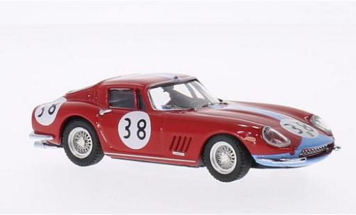Diecast model cars Ferrari 275 GTB/4 Coupe No.38 1000km Paris 1966 P.Vestey/C.Gaspar 1/43 Best