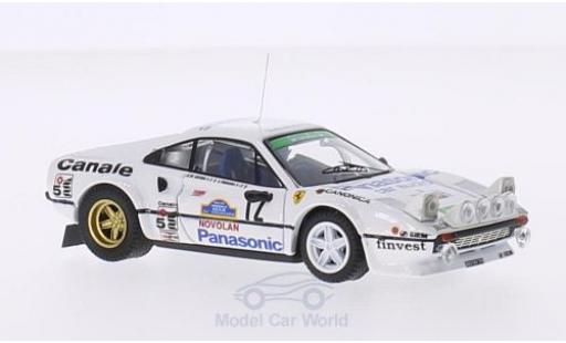 Diecast model cars Ferrari 308 GTB No.12 Panasonic Targa Florio 1982 A.Tognana/M.De Antoni 1/43 Best