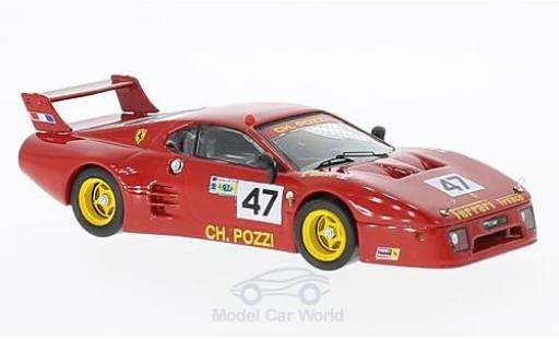 Diecast model cars Ferrari 512 BB LM No.47 24h Le Mans 1981 J-C.Andruet/Ballot-L&Atilde;&copy;na 1/43 Best