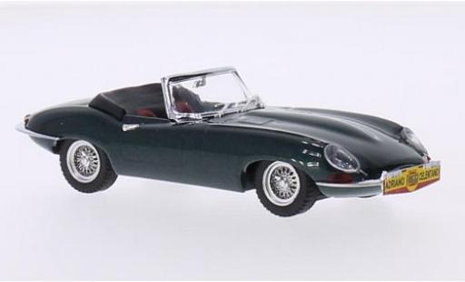 Diecast model cars Jaguar E-Type Base metallic green 1962 Adriano Celentano Cantagiro 1/43 Best