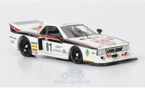 Diecast model cars Lancia Beta Monte Carlo Turbo No.81 Vesuvio Racing Monza 1982 Casoni 1/43 Best