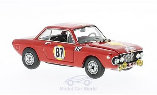 Diecast model cars Lancia Fulvia HF Coupe 1.3 No.87 Tour de Corse 1967 S.Munari/L.Lombardini 1/43 Best