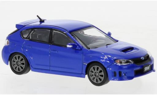 Diecast model cars Subaru Impreza WRX metallise blue 2009 1/64 BM Creations