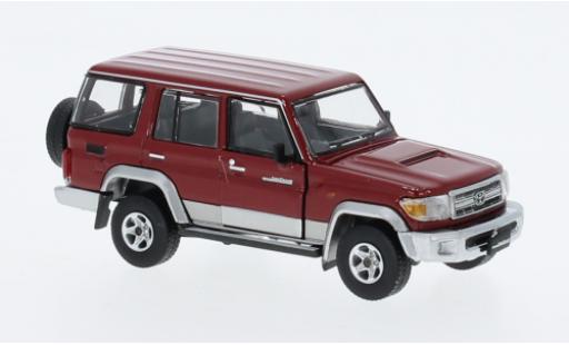Diecast model cars Toyota Land Cruiser 70 LC76 red /d RHD 1/64 BM Creations